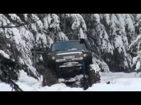 Ford Excursion "Fordzilla", winter test...