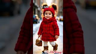 Winter Baby Fashion Show Ai Baby Model In Winter Outfit
