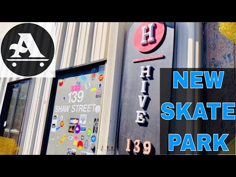 ALL I NEED SKATE SHREDS THE NEW HIVE SKATE PARK IN NEW LONDON CT