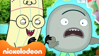 Rock, Paper, & Scissors Prank Each Other Full Scene Nicktoons