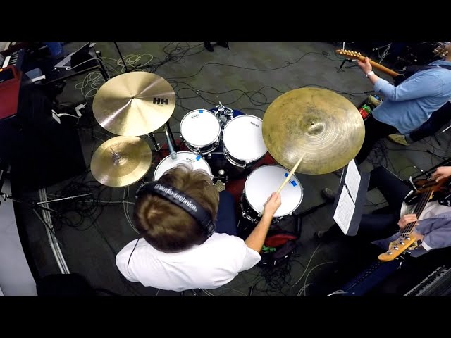 Castle On The Hill (Live Cover) Drum Cam - Eric Vanier