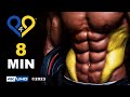 Abs workout - 8 min obliques Ab - side abs exercise - How to have v cut ab in 2 week