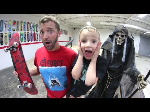 Father Son Haunted Skatepark!