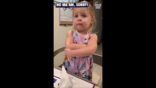 No Maam, Sorry
