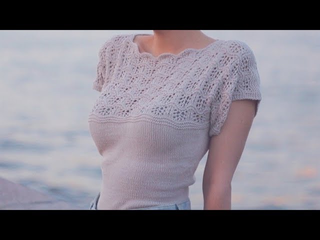 Мастер класс по вязанию кокетки 74