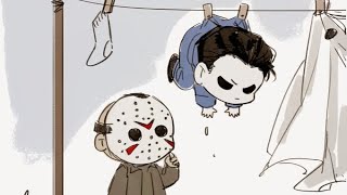 Slashers React To Each Other Part 1?? Jason Voorhees And Samara Morgan