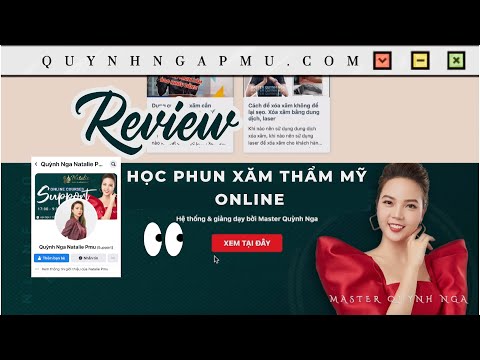 Học Phun xăm thẩm mỹ Online như thế nào? | Review Khoá học online