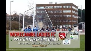 2013 01 13 Morecambe Ladies Fc 8 V 0 Pne Lfc Nwwrl