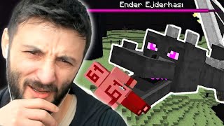 Ender Dragon Ile Da Savaştik Ekiple Çölde 100 Gün Minecraft 9.Bölüm
