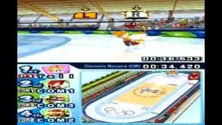 Mario And Sonic At The Olympic Winter Games Dsspeed Skating 500M