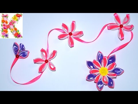 Канзаши ленты в косу для начинающих Канзаши ленты в косу для начинающих