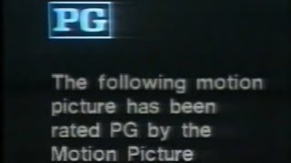 Hbo Pg Rating Bumper, 1979
