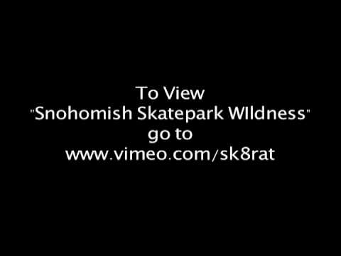 Snohomish Skatepark Wildness