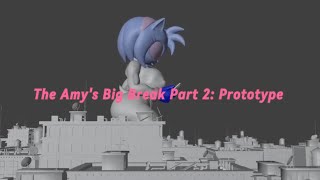 Prototype To The Amys Big Break 2 Amy A Supersized Star Giantess Animation