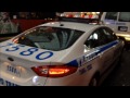 BRAND NEW NYPD FORD FUSION TRAFFIC ENFORCEMENT UNIT ON W. 42ND ST. IN MIDTOWN, MANHATTAN, NEW YORK.