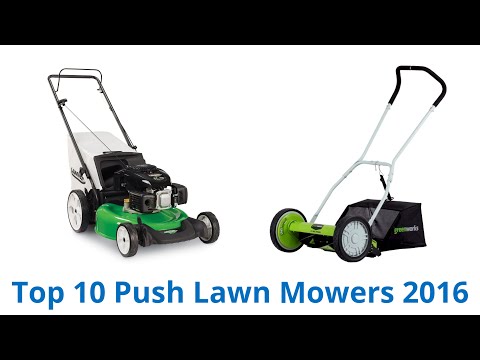 10 Best Push Lawn Mowers 2016