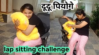 Lap Sitting Teddy Bear Challenge Husband Wife