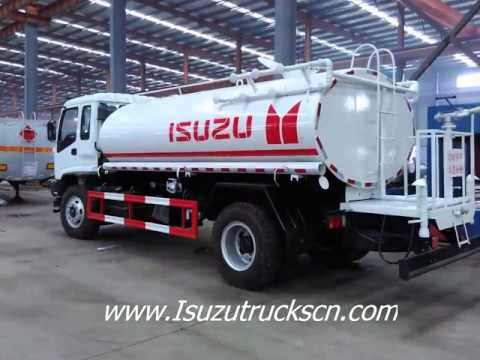 Isuzu FVR FTR Water sprinkler truck Japanese water tank lorry, mobile water truck, water tanker, wat