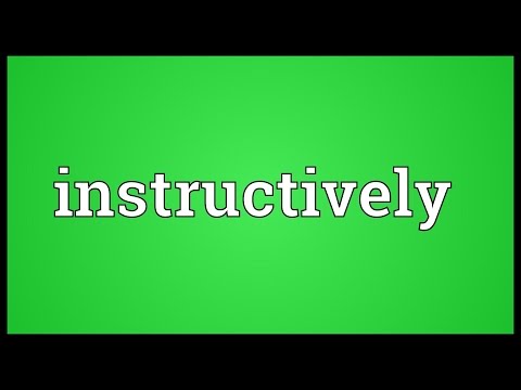 Header of instructively
