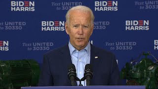 Biden campaigns in battleground state of Minnesota