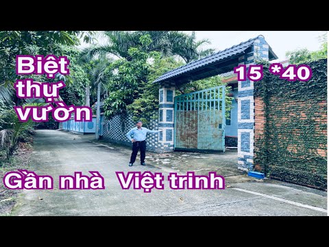Biệt thự vườn | Bình nhâm Lái thiêu (15*40) nhà đất bình Dương Bất động sản Bình dương Official