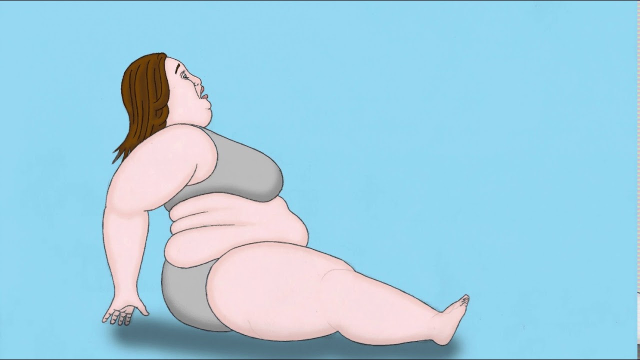 Female weight gain cartoon