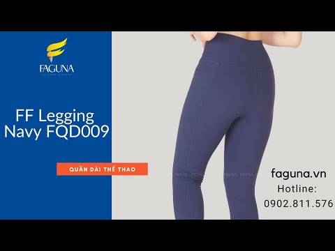 Quần Dài Thể Thao - FF Legging Navy FQD009 - Faguna.vn - Hotline: 0902.811.576