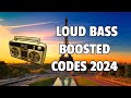 LOUD BASS BOOSTED Roblox Ids (WORKING 2024)