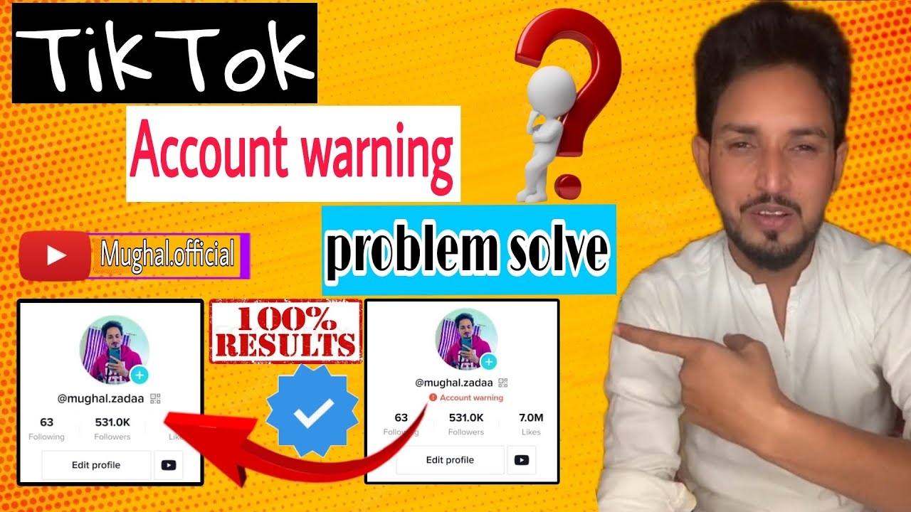 TikTok Account warning Remove TikTok se Account warning TikTok Account warning Remove TikTok se Account warning