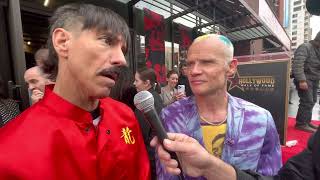 Anthony Kiedis And Flea At The Red Hot Chili Peppers Hollywood Walk Of Fame Ceremony