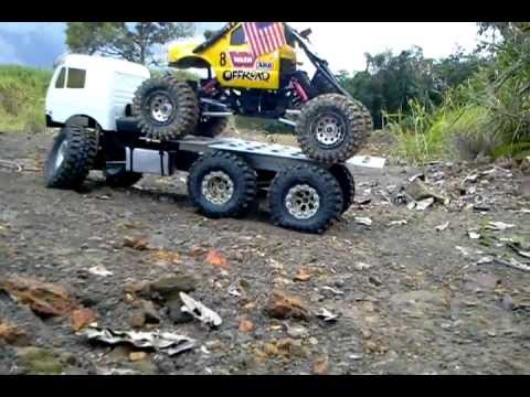 Flatbed Tow Truck >> Rc scx10 6x6 carrying crawler 22-4-2012 - YouTube Flatbed Tow Truck >> Rc scx10 6x6 carrying crawler 22-4-2012 - YouTube