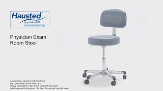 Hausted® Physician Exam Room Stool 9702 Series