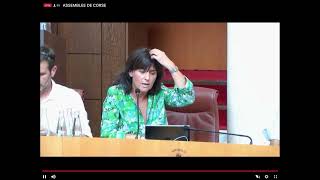 Rapport d'information sur la mobilité électrique en Corse - intervention de Christelle COMBETTE.
