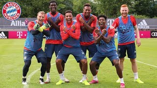 Dribbling & Shooting | FC Bayern Team Challenge