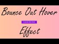 How to create bounce out button on hover #HTML, #CSS || #WEB CODIAN