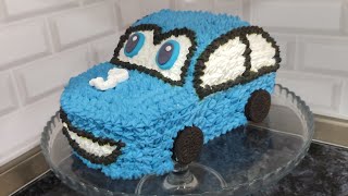 Car Cakemaşın Tortunun Hazırlanmasıавтомобильный Торт