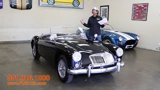 1958 MGA Roadster for sale with test drive, driving sounds, and walk through video