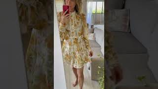 Rent Alemais Songbird Mini Dress - Day Wear