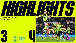 DECLAN RICE IN THE 97TH MINUTE! | Luton Town vs Arsenal (3-4) | Martinelli, Gabr