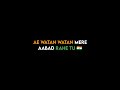 Ae Watan Watan Mere Aabad Rahe Tu 🇮🇳 Black Screen Lyrics - No Copyright - Independence Day Spacial