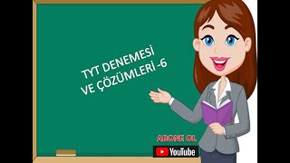 Tyt Fi̇zi̇k Denemesi̇ 6