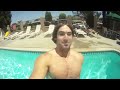 GoPro HD Canon Ball into the pool