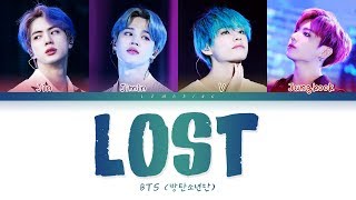 BTS - Lost (방탄소년단 - Lost) [Color Coded Lyrics/Han/Rom/Eng/가사]
