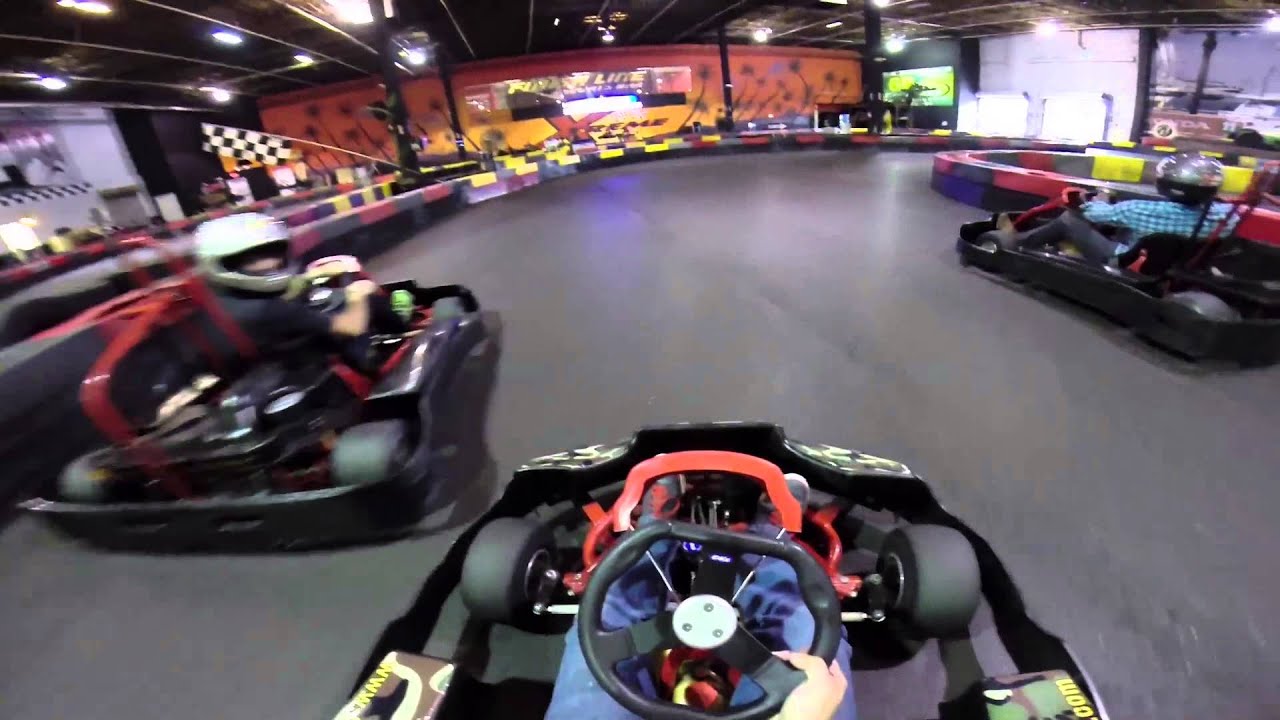 Super Fast Indoor Go Kart Racing - YouTube