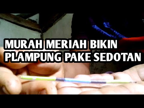 cara membuat pelampung pake sedotan murah dan gampang