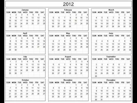 Calendars Online on Free 2012 Online Printable Calendars   Worldnews Com