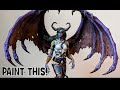 How To Paint The Night Elf Demon Hunter From World of Warcraft