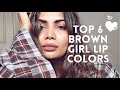 Top 6 brown girl lip colors!  My faves for Indian and Sri Lankan girls!