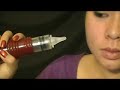 Pimple treatment by suction, control scar