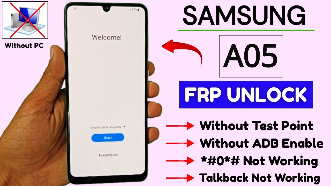 Samsung A05 (Sm-A055F) Frp Bypass/Unlock – Without PC | Samsung A05 (Sm-A055F) Frp Bypass/Unlock – Without PC |